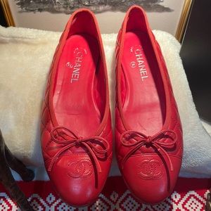 Chanel ballet shoes